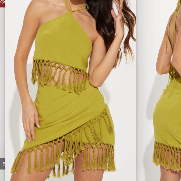 Skirt Set - Chartreuse - Picture 2 of 6